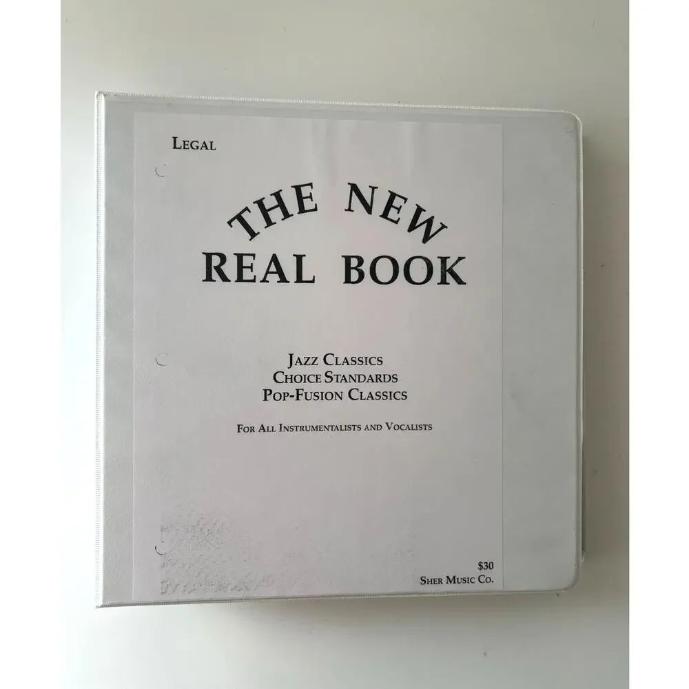The New Real Book 3 Ring Binder Jazz Choice Standards Pop Fusion All Vocalists